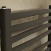 Elektrický radiátor do kúpelne 3D 12/50 antracit matný - 399W