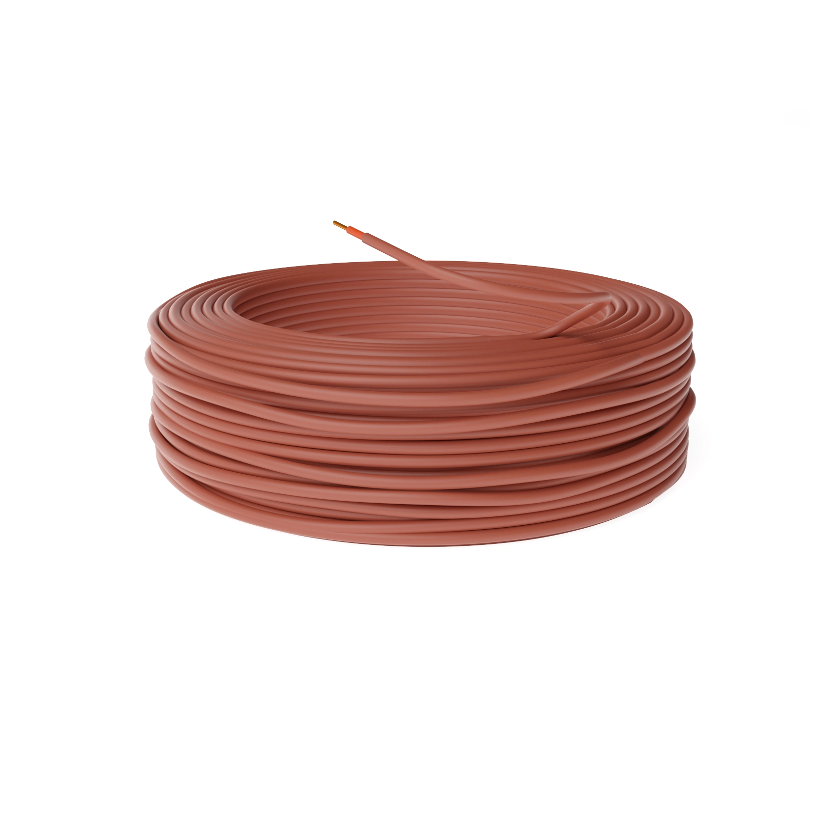 Vodič 2.5 mm s dvojitou izoláciou-hnedý