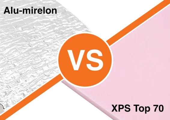 Alu-mirelon vs XPS Top 70